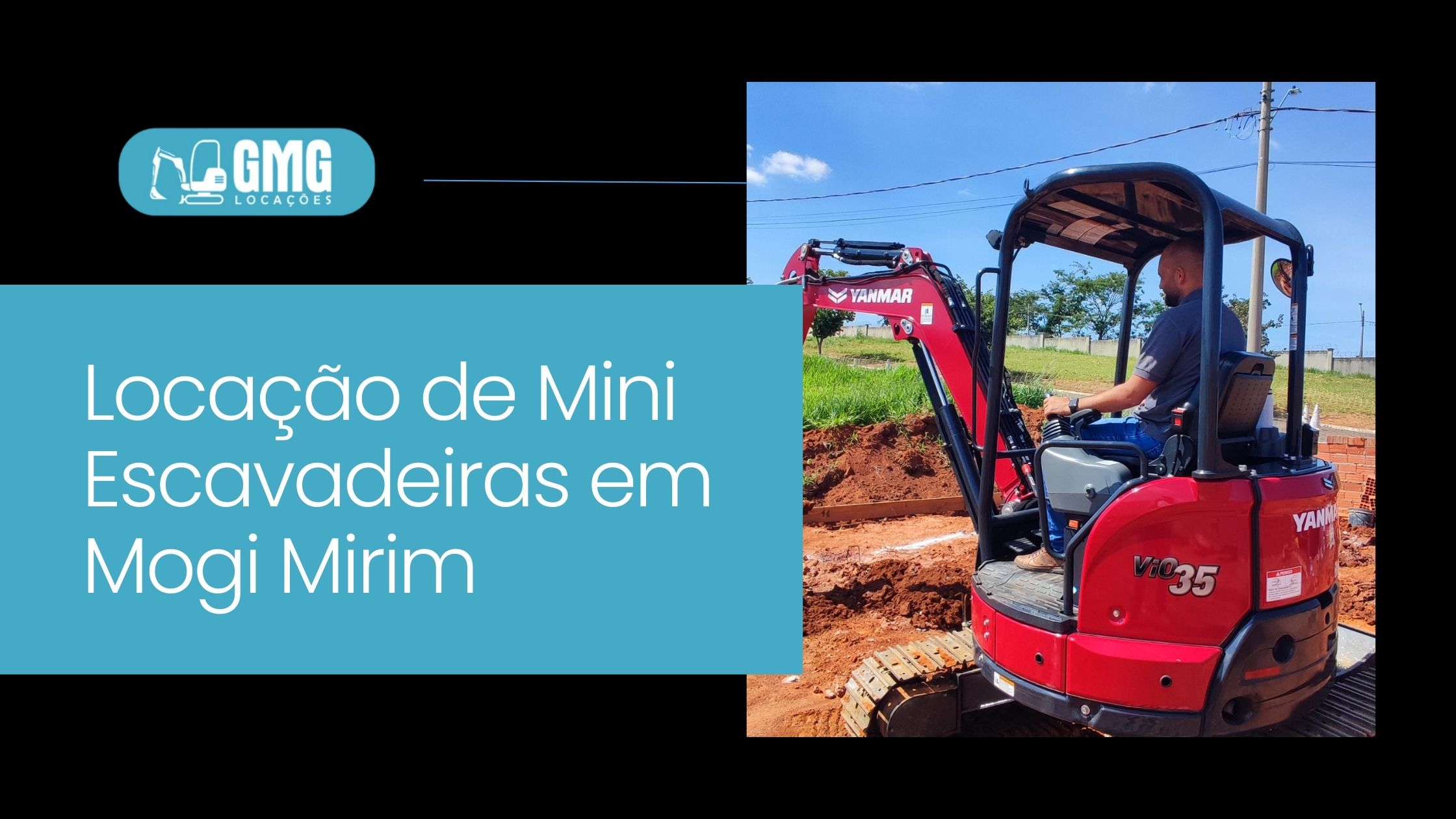 Locação de Mini Escavadeiras em Mogi Mirim